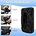 SPRING SEAON Office Chair Arm Covers Soft Memory Foam Arm Rest Pads Short Plush Gaming Chair Armrest Cushion Provide Cushioning for Elbows and Forearms 2 Pack Chair Covers for Arms Black