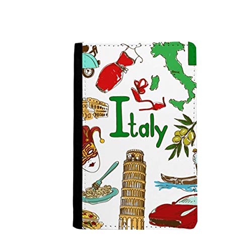 Étui portefeuille voyage Italie avec fentes cartes et protection RFID