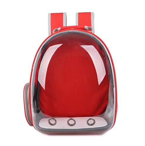 Sac à dos chat capsule rouge : finis les transports difficiles - 5