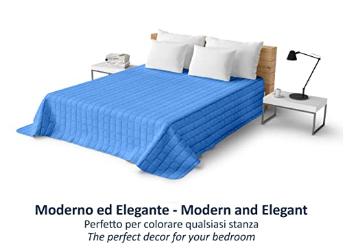 CosìCasa Copriletto Singolo Trapuntato Reversibile...