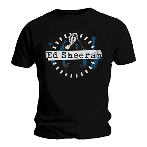 Ed Sheeran Herren T-Shirt Schwarz Schwarz Gr. M, Schwarz Cover