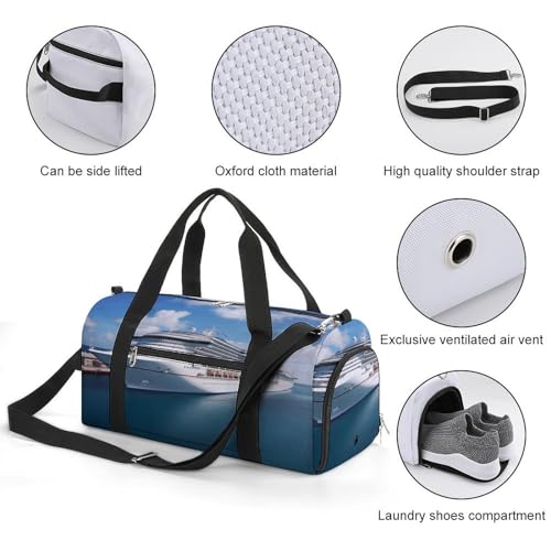 Gym Bag,Cruise Ships Gym Duffle Bag,sports Gym Bag,small Fitness Workout Sports Duffle Bag,gym Bag for Women And Men, style3