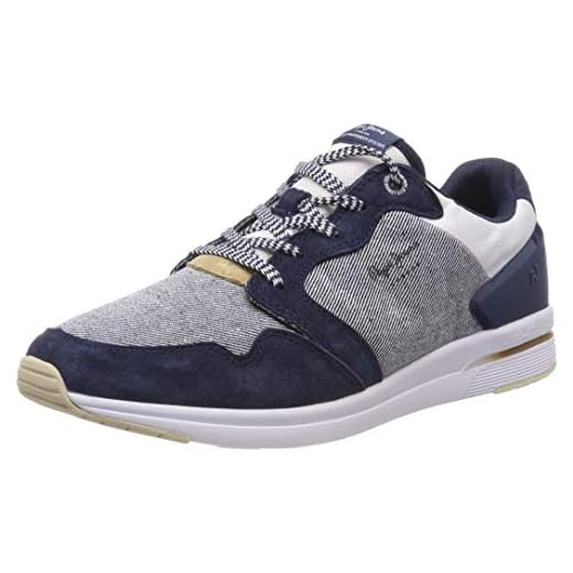 Pepe Jeans JAYKER Dual D-Limit, Zapatillas para Hombre, Azul (595NAVY 595), 42 EU