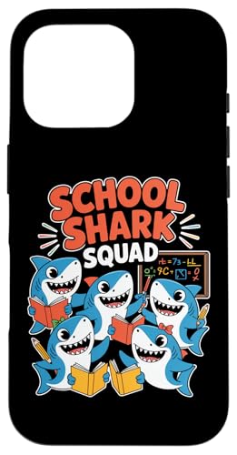 SCHOOL SHARK SQUAD wZ T `[ Ǐ wK obNgDXN[ X}zP[X iPhone 16 Pro p