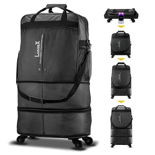 Is cloth luggage lighter than hard luggage LUGGEX Expandable Collapsible Travel Luggage