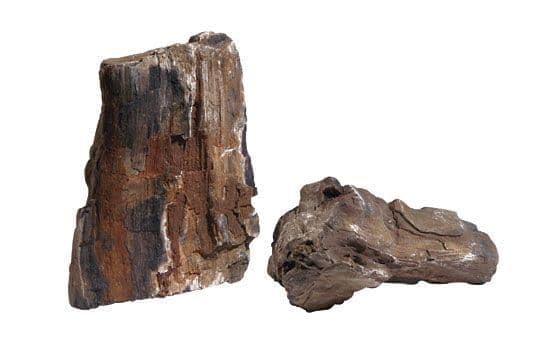 Hanicks Aquarium Stones Fish Tank Rocks Natural Decoration for Aquascaping (Fossil Wood Rock, 3KG)