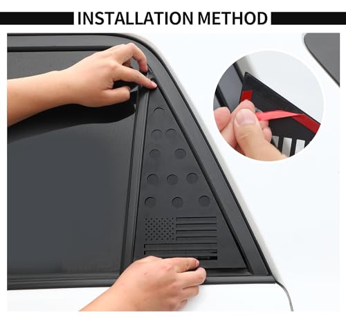 Protector de panel de ventana trasera 4Runner para evitar arañazos en la carrocería 3