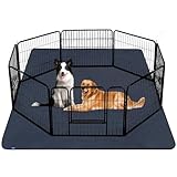 Sunsleek Washable Pee Pads for Dogs 72"x72" Extra Large Super Absorbent Non-Slip Reusable Puppy Pads for Playpen, Crate, Floor, Waterproof Pet Training Mats for Quick-Dry Whelping Pads & Incontinence