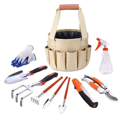 GETSTREE garden tools,garden shovel, Foldable Gardening Bag, Garden Gloves And Garden Tote Bag, Garden Tote Bag Heavy-Duty Gardening Bags