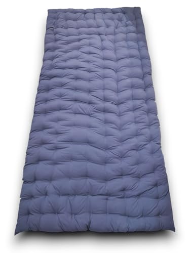 Image of ATOOTFUSION Soft Cotton Quilt Mattress | Foldable for Floor Light Weight Filled Single Firm Cotton Quilt Mattress Gadda (1 Sleeping Capacity, 3 x 6 ft or 72 x 36 Inches) (Grey)