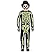 Produktbild KarnevalsTeufel Kinder Kostüm Skelett Overall nachtleuchtend Jumpsuit Halloween Verkleidungsparty (116)