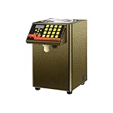 THYXGS Máquina Dosificadora De Fructosa, Dispensador Automático De Fructosa, Dispensador De Jarabe Cuantitativo Comercial De 8,5L, 16 Juegos De Botones, Advertencia Inteligente De Escasez De Azúcar