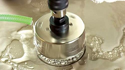 Serra Copo Diamantada - Haste E Pino Guia P/Alvenaria 35 Mm Cortag Vermelha