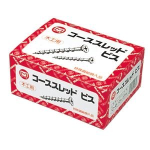Amazon | （まとめ）コーススレッドビス（木工専用/半ネジタイプ 