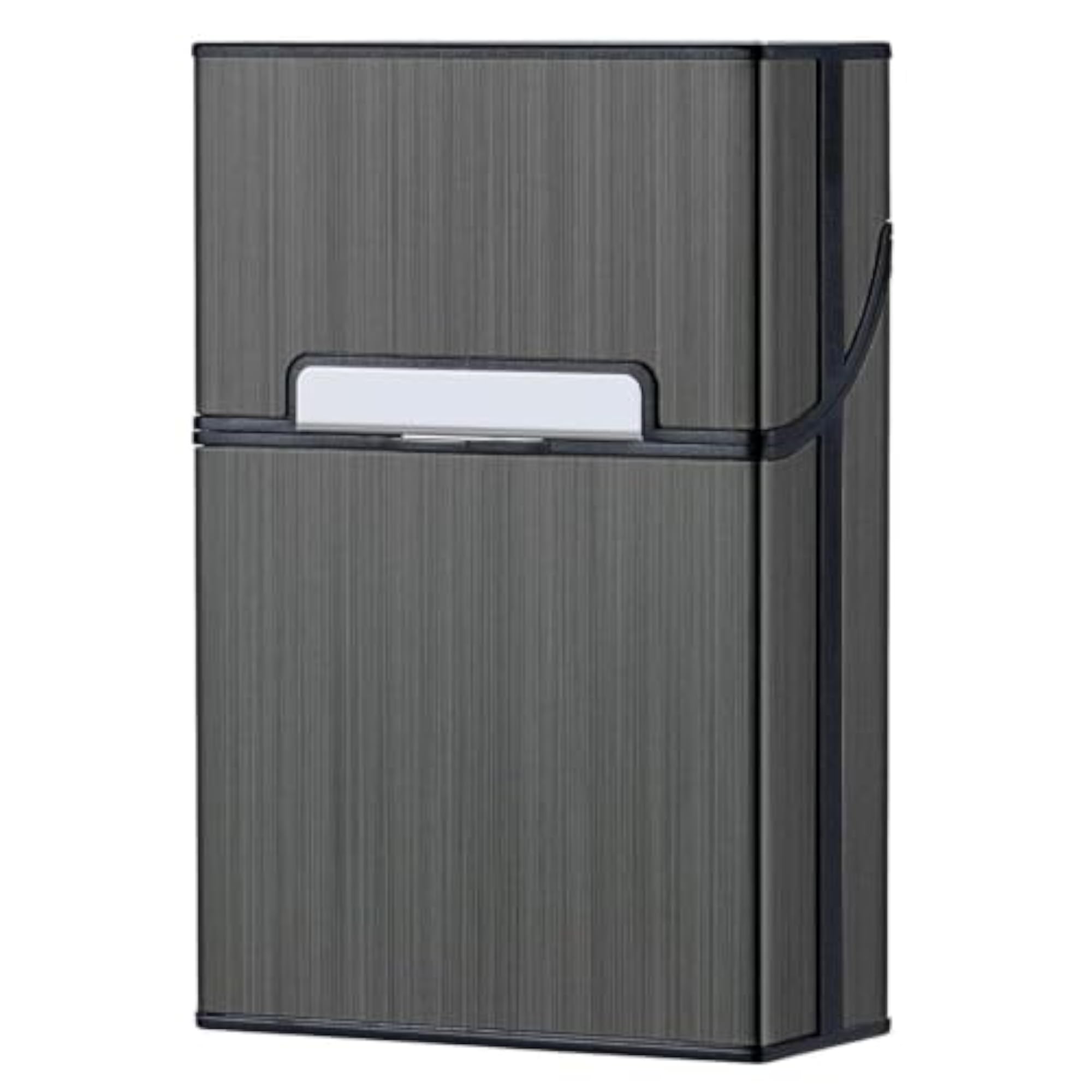 Premium Metal Cigarette Case Portable Flip Top Holder