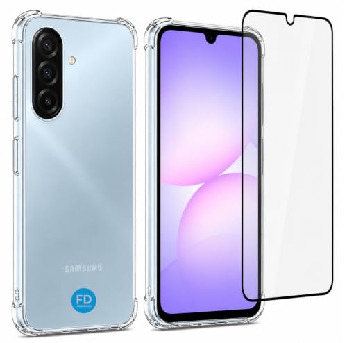 Kit Capinha Capa para Samsung Galaxy A17 Anti-Impacto Premium Transparente + Película de Cerâmica 9D – FD Acessórios.
