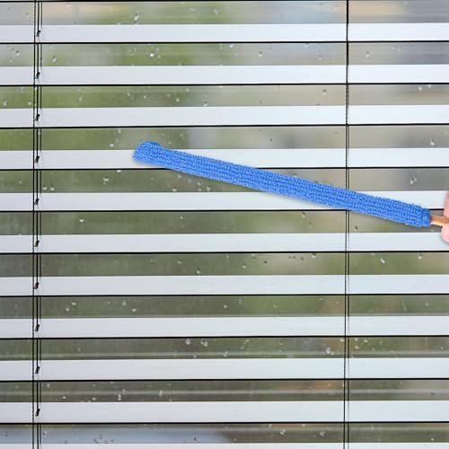 Image of 15 Pcs Small Duster Microfiber Detail Duster Sticks Fan Cleaning Brush Fan Duster AC Vent Cleaner Crevice Cleaning Tool Mini Detail Dusters for Cleaning Car Home Duct Window Track