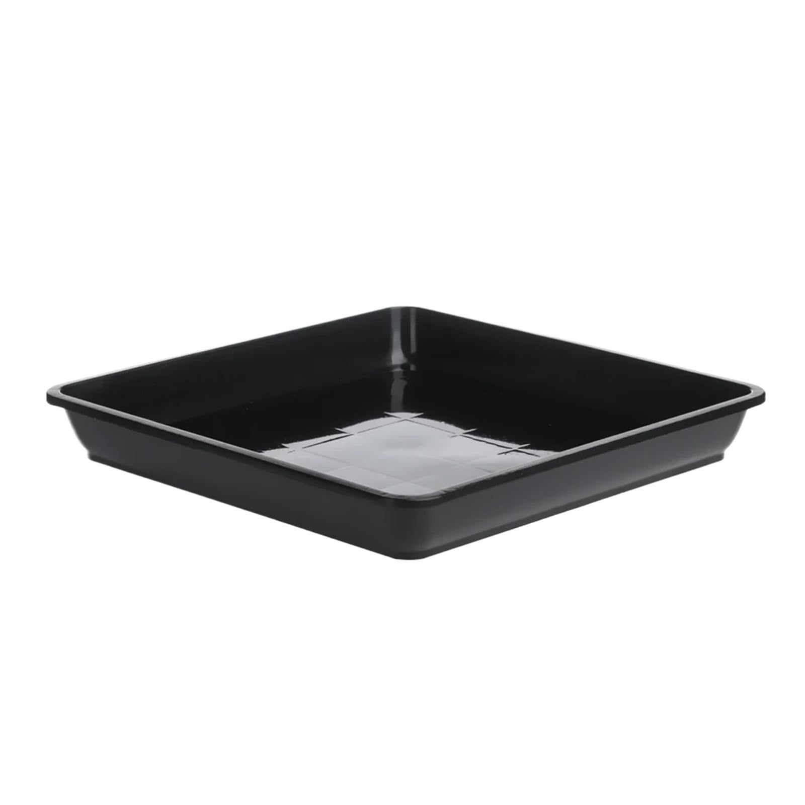 ZHSOAO 4Pcs Square Plastic Plant Saucer Drip Trays For Garden Pot