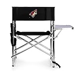 PICNIC TIME NHL Arizona Coyotes Sports Chair with Side Table - Beach Chair - Camp Chair for Adults
