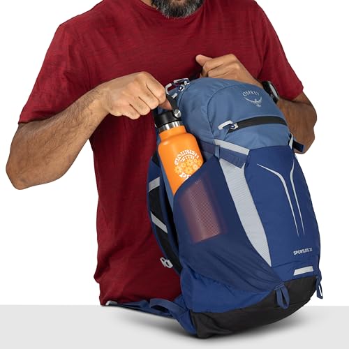 Osprey Sportlite 20L Lightweight Hiking Backpack for Men and Women - Everyday Hiking Bag - Travel Daypack, Raven Black - Image 9