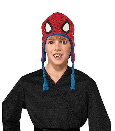Rubie's mens Spider-man Fleece Hat Party Supplies, Multicolor, One Size US