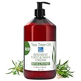 Crema Pies Secos y Agrietados. Locion Hidratante Pies, Manos, Talones. Cuidado Uñas. Crema Reparadora. Elimina Olor y Sudor de Pies y Manos. Manicura y Pedicura - 500 ml