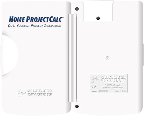 Miniatura 2 de Calculated Industries 8510 Home ProjectCalc Calculadora de proyectos de fracción de pies de bricolaje  Claves dedicadas para estimar cantidades de