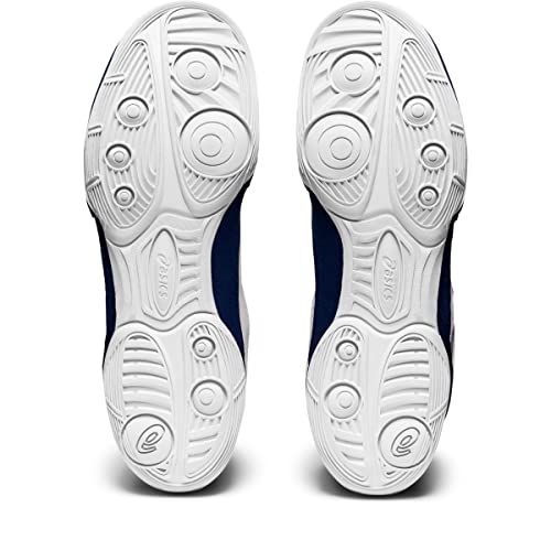 Asics Men's Matflex 6 Wrestling Shoes, 13, White/Deep Ocean #TOP7