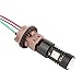 TOMALL 7443 T20 Bulb Socket Female Adapter for Brake Light (Pack of 2)