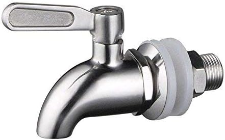 Stainless Steel Beverage Dispenser Replacement Faucet Tap Spigot for Homebrew Barrel Fermenter Wine Beer Beverage Juice Dispenser Spigot (Beverage Dispenser)