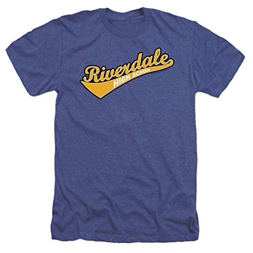 Popfunk Archie Riverdale High School T Shirt & Stickers (Large) Royal Heather