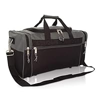Algopix Similar Product 15 - DALIX 21 Blank Sports Duffle Bag Gym