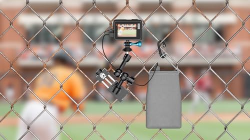 Kit-de-montage-Game-Changer-pour-camera-daction-pour-iPhone-Mevo-Start-telephones-GoPro-radar-de-poche-a-une-cloture-a-maillons-de-chaine-pour-enregistrement-GameChanger-jeux-de-baseball Kit de montage Game Changer pour caméra d'action pour iPhone, Mevo Start, téléphones, GoPro, radar de poche, à une clôture à maillons de chaîne pour enregistrement GameChanger, jeux de baseball, – Image 8