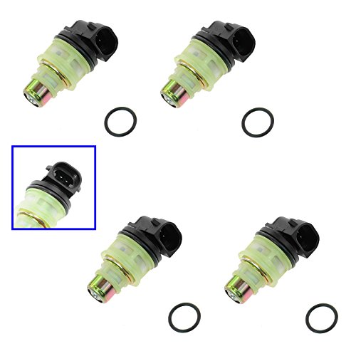 Brand Port Fuel Injector Set of 4 Kit For Chevy GMC Isuzu Pontiac 2.2L