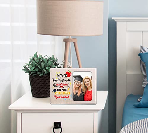Petcee Teacher Appreciation Gifts For Women Picture Frame Graduation Gifts For Teachers End Of The Year Teacher Retirement Gifts Photo Frame Teachers Appreciation Day Gifts Inspirational Gifts For Women #TOP5