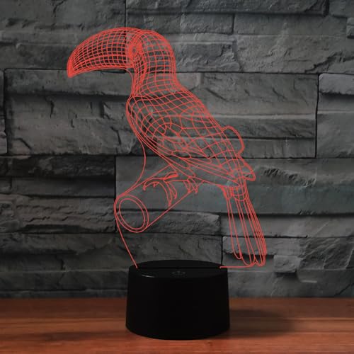 Lámpara de Mesa Ilusión 3D para Niños con Control Remoto miniatura 2