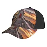 Réglable : le bord incurvé de cette casquette de baseball imprimé phare dispose d'un design réglable, vous permettant de régler librement la circonférence pour un ajustement confortable, adaptée à toutes les saisons