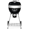 Napoleon PRO18 Compact Charcoal Kettle Grill, Black, Porcelain-Enameled Lid and Bowl, Chrome-Plated Cooking Grid