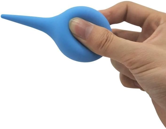 Jeringa de oreja de 3.0 fl oz, jeringa de mano para lavado de oídos, bombilla de limpieza de oídos para bebés, jeringas de bombilla de cera para