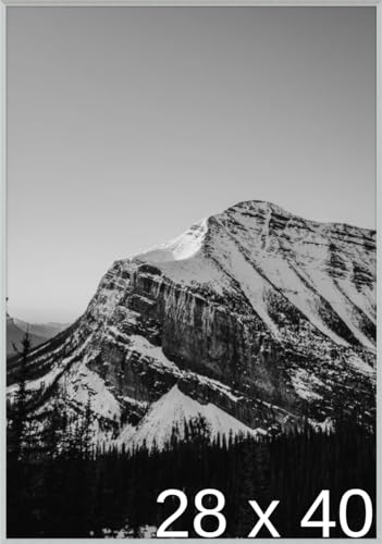 Frame It Easy 28 x 40 Satin Silver Metal Frame (Ashford)