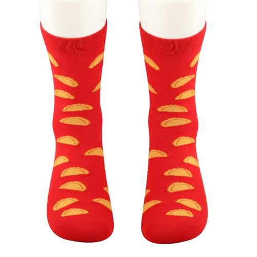 CENWA 1 Pair Pierogi Socks Polish Socks Pierogi Socks Lover Gift Dumpling Socks Gift for Polish Friend