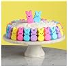 Marshmallow Peeps Chicks and Bunnies Variety Pack, 15 Count Chicks and 8 Count Bunnies (Yellow/Blue)