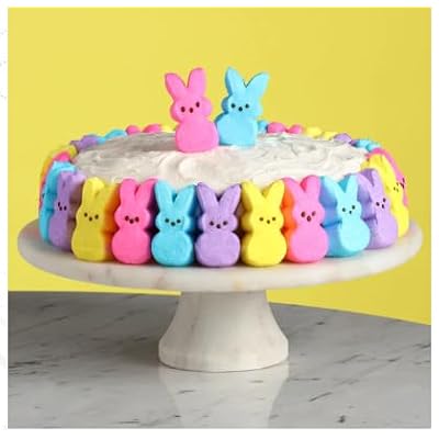 Marshmallow Peeps Chicks and Bunnies Variety Pack, 15 Count Chicks and 8 Count Bunnies (Yellow/Blue)