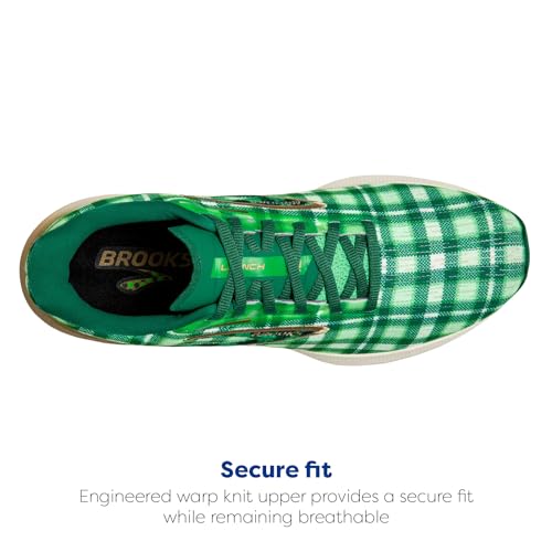 Brooks Women’s Launch 10 Neutral Running Shoe - Toucan/Verdant/Vanilla - 12 Medium