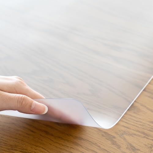 プラス サイズ 多数な デスクマット 斜めカット マウス対応 両面転写軽減 1590×690mm 41-000