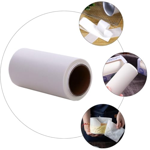 Papel para hornear en 2 rollos con silicona resistente al aceite para moldes de repostería 3