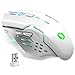 EMPIRE GAMING - RF903 Gaming-Maus, Kabellos 2,4GHz Wireless Wiederaufladbar – LED-Hintergrundbeleuchtung RGB – Ergonomisch – 4800 DPI 500 Hz – PS4,PS5,XboxOne/Series,PC und Mac – Weiß