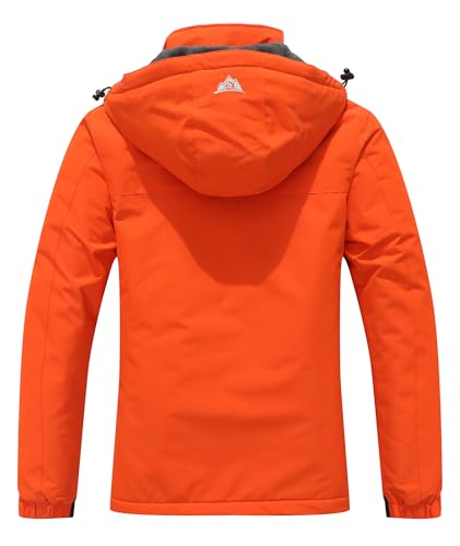 Image of MOERDENG Women's Waterproof Ski Jacket Warm Winter Coat Outdoor Windbreaker Hiking Snowboarding Jacket