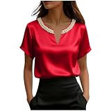 Blusas de satén 2026 para mujer, camisas de seda con botones, camisas elegantes de manga larga para negocios, casual, para mujer, ropa suave de otoño, blusa plisada y sedosa, blusa de trabajo para oficina, vestido básico, trajes de leopardo, cuello redondo, túnica sin mangas de verano