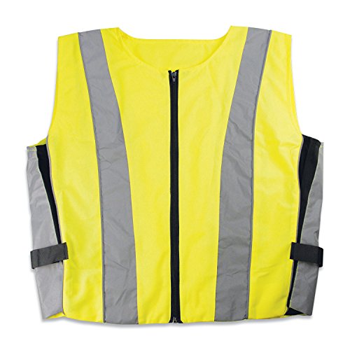 Gilet de signalisation motard ajustable pour rouler de nuit en sécurité